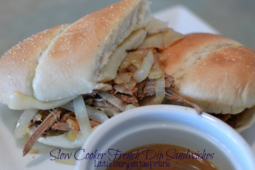 Slow Cooker French Dip Sandwiches with AuJus