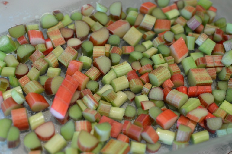 Chopped Rhubarb