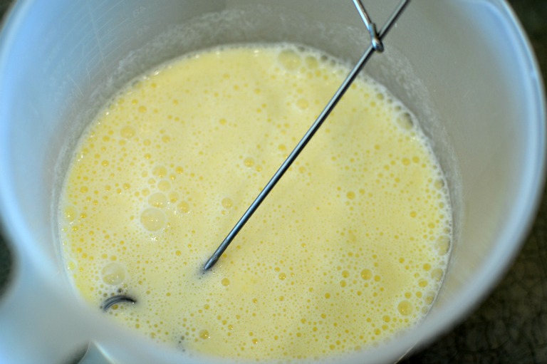 Cornmeal Pancakes, Wet Ingredients