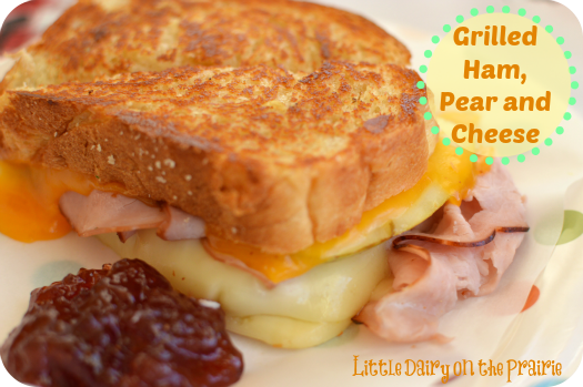 Grilled Ham, Pear and Cheese Sandwiches