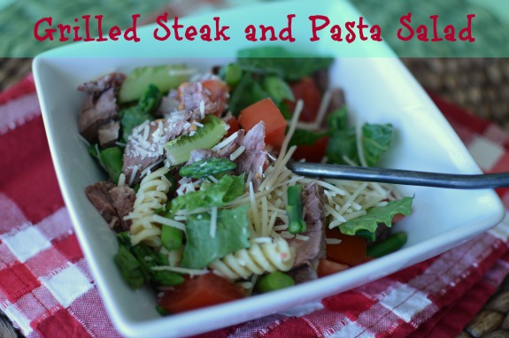 Grilled Steak and Pasta Salad