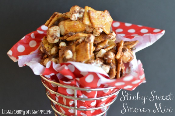 Sticky Sweet S'mores Mix