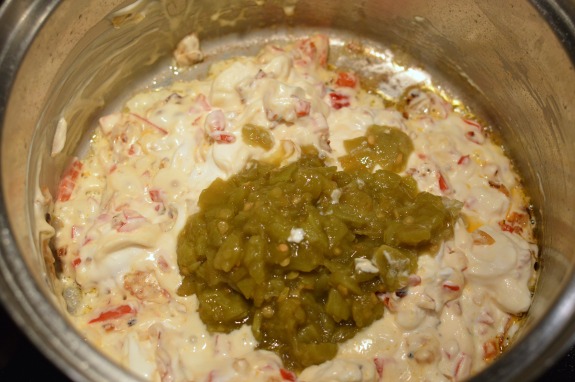 Diced Green Chili and Corn Dip
