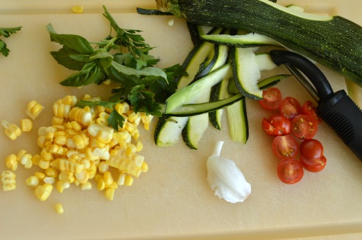 Colorful produce makes the perfect summery salad!