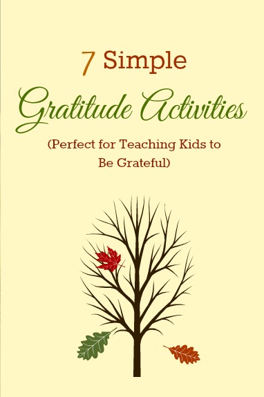Thanksgiving Day Kids Activities! Help your kids realize how much they have to be grateful for!