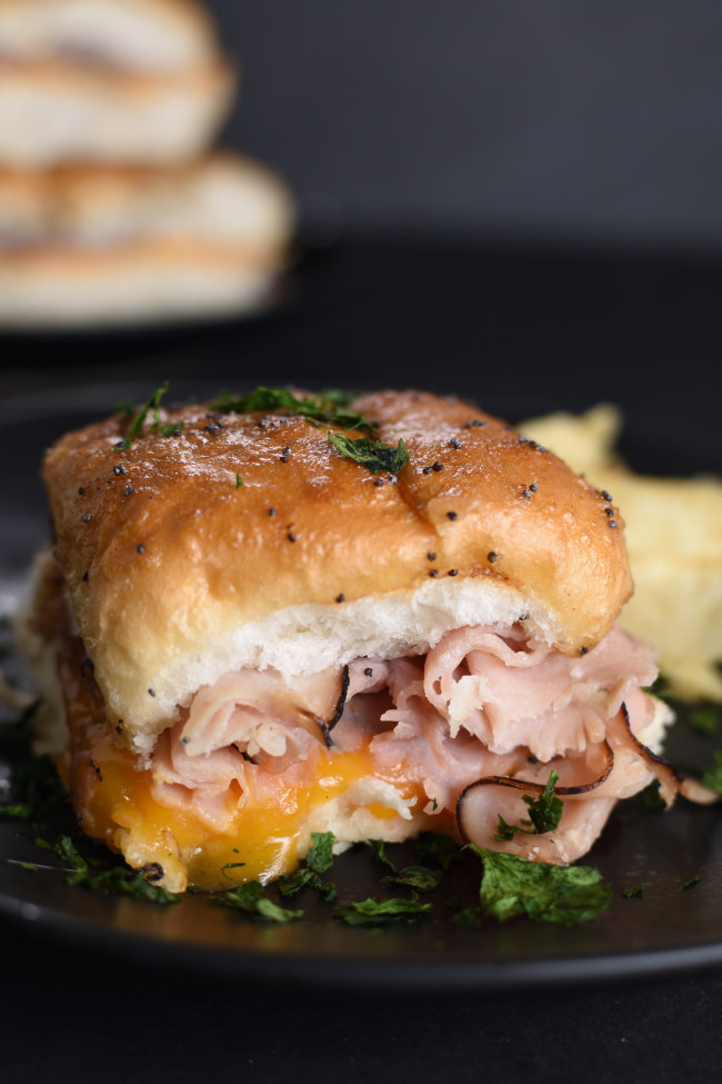 Hot Ham and Cheese Sliders - Belly Full