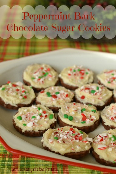 If you love peppermint bark you will fall in love with these cookies!