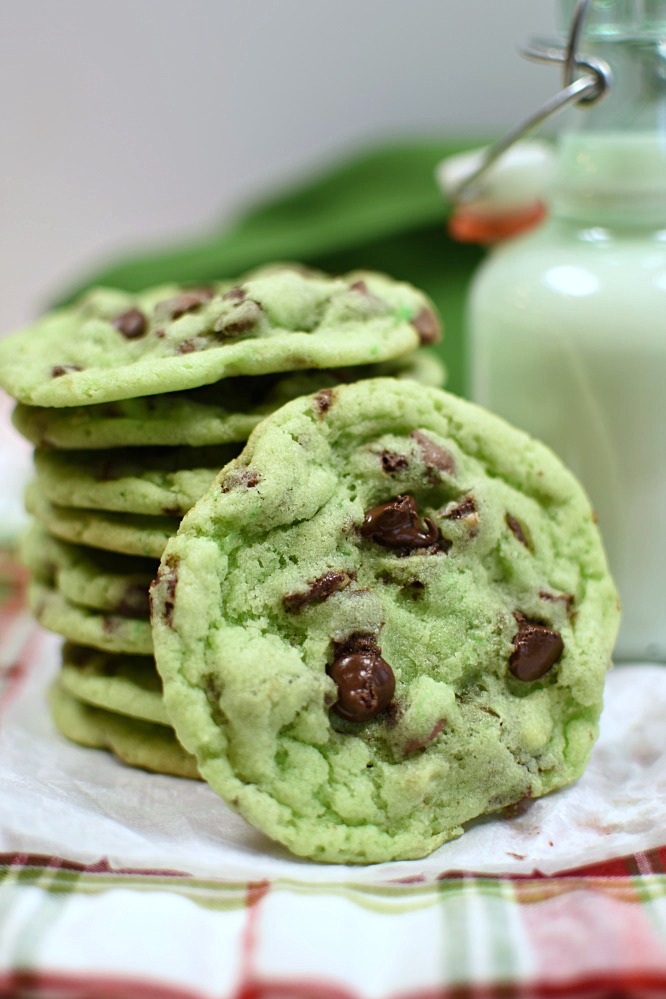 Mint Chip Sugar Cookies are some of my favorite cookies