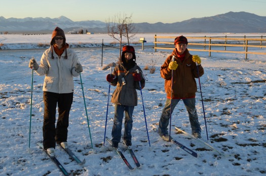 Family Cross Country Skiing