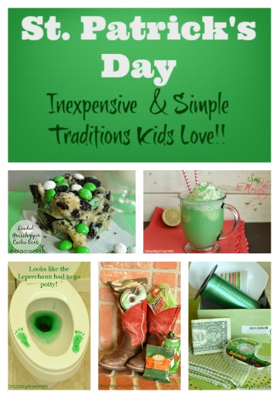 Simple St. Patrick's Day traditions! Very frugal! Little Dairy on the Prairie