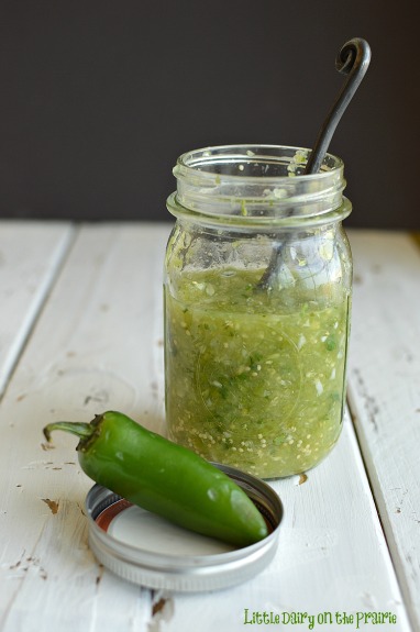 Fresh Tomatillo Lime Salsa!!