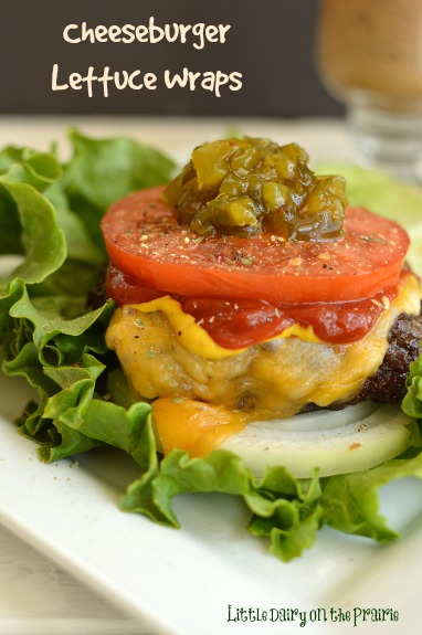 All the best things about a juicy cheeseburger, minus all of the carbs!  Little Dairy on the Prairie