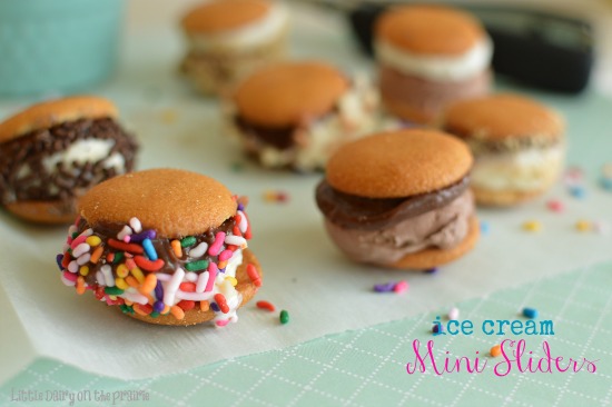 Ice Cream Sandwiches! Perfect for little hands! Little Dairy on the Prairie