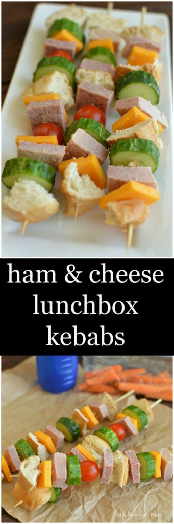 Bored of sandwiches in your lunch Switch it up and try Ham and Cheese Lunchbox Kebabs!