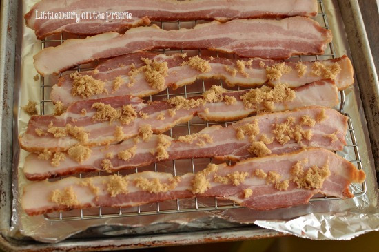 Brown Sugar Bacon! Easiest thing ever to make in the oven!  Little Dairy on the Prairie