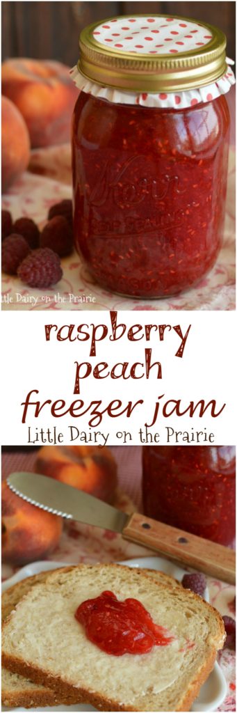 Go to the farmers market and grab some raspberries and peaches and make a batch of freezer jam. I'll show you how easy it is! You will never buy store bought jam again!