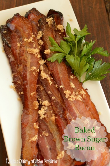 Making bacon in the oven is incredibly easy and turns out good every time. This brown sugar variation makes it even better!  Little Dairy on the Prairie