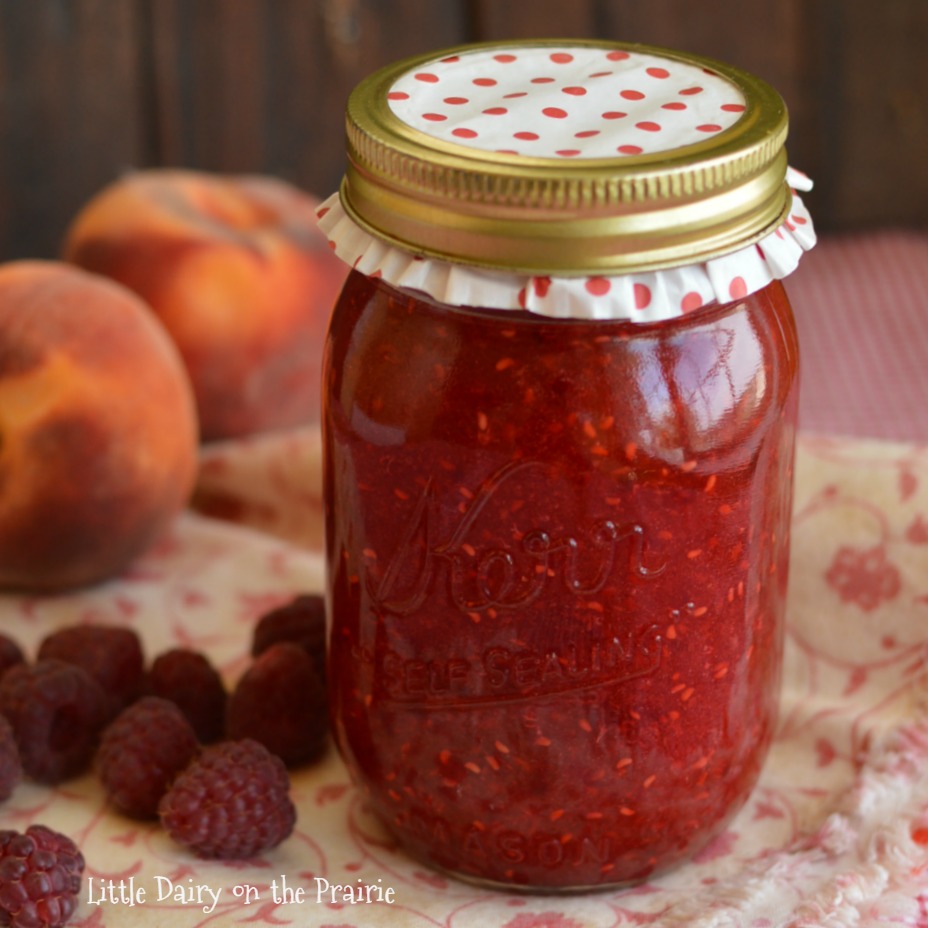 Raspberry Peach Freezer Jam is a treat your family is sure to enjoy all year long!
