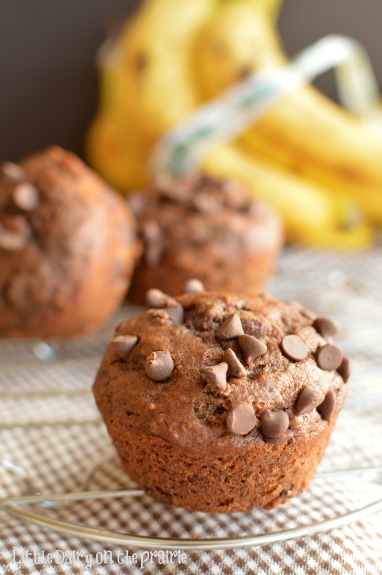 Chocolate Chip Banana Muffins!  Little Dairy on the Prairie