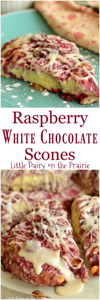 Thanks to the food processor, making fresh scones is easier than you thought! White chocolate and raspberry happens to be a fabulous combination in scones too!