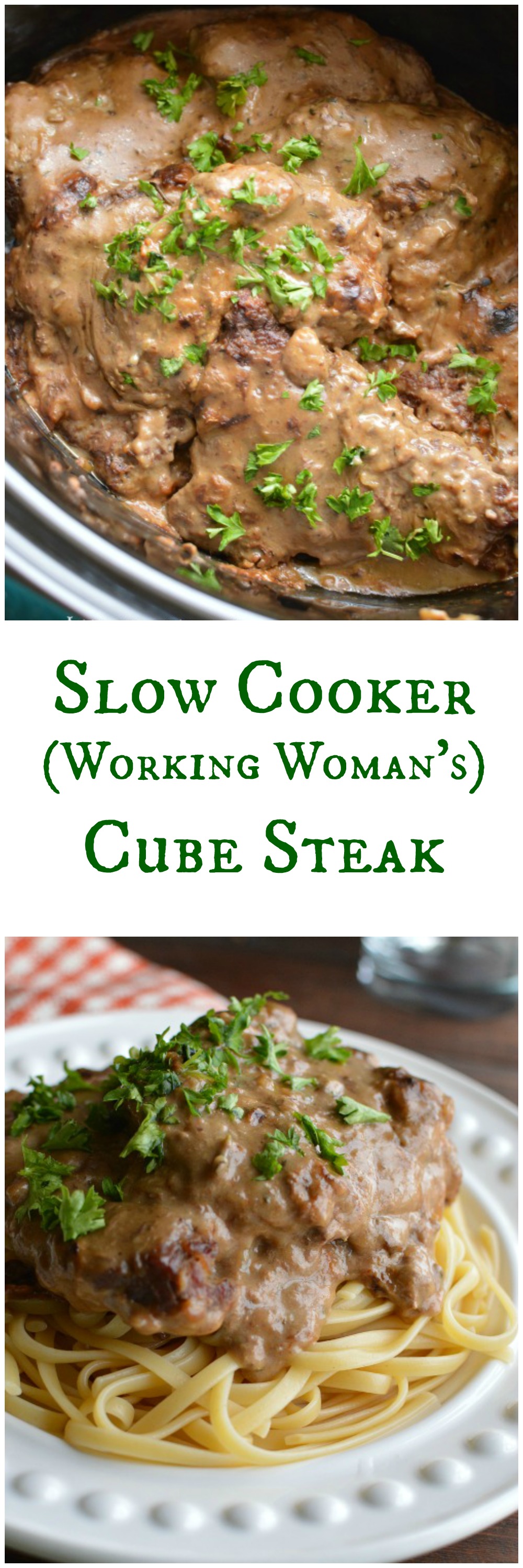 By time I get home at night, I'm tired and hungry. Thanks goodness for slow cookers! There's nothing like coming home to the smell of Cube Steak in a diving mushroom sauce!  Little Dairy on the Prairie