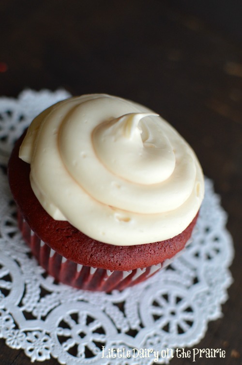 Red Velvet Cupcakes are one of the most elegant and most simple Valentines desserts! Trust me, if I can make them, so can you! Little Dairy on the Prairie