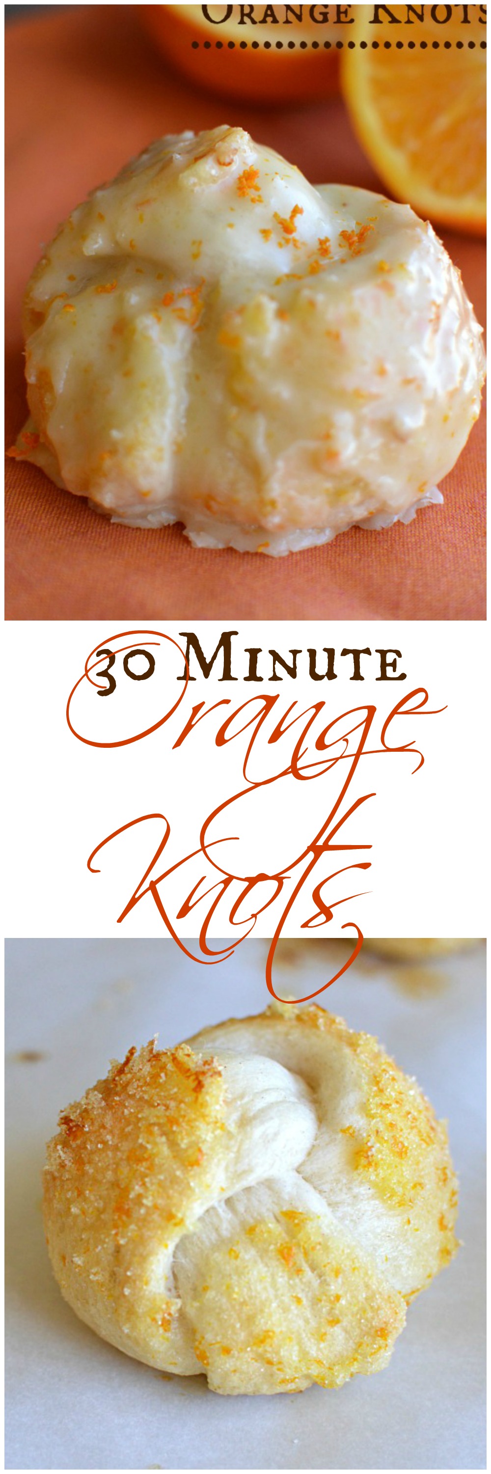 All the deliciousness of Orange Sweet Rolls with out all the fuss! Orange Knots are unbeatable! Little Dairy on the Prairie