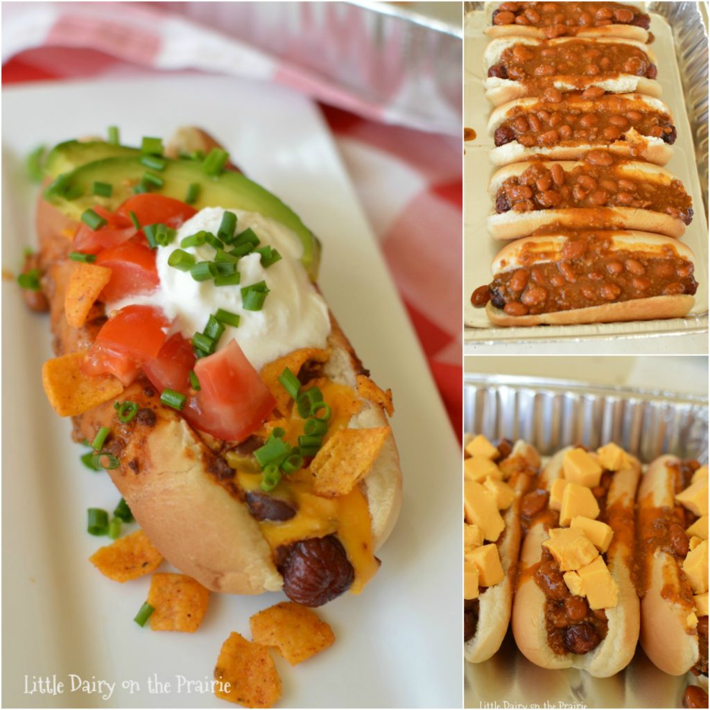 These Loaded Cheesy Chili Dogs put your average chili dogs to shame! And they are easy!