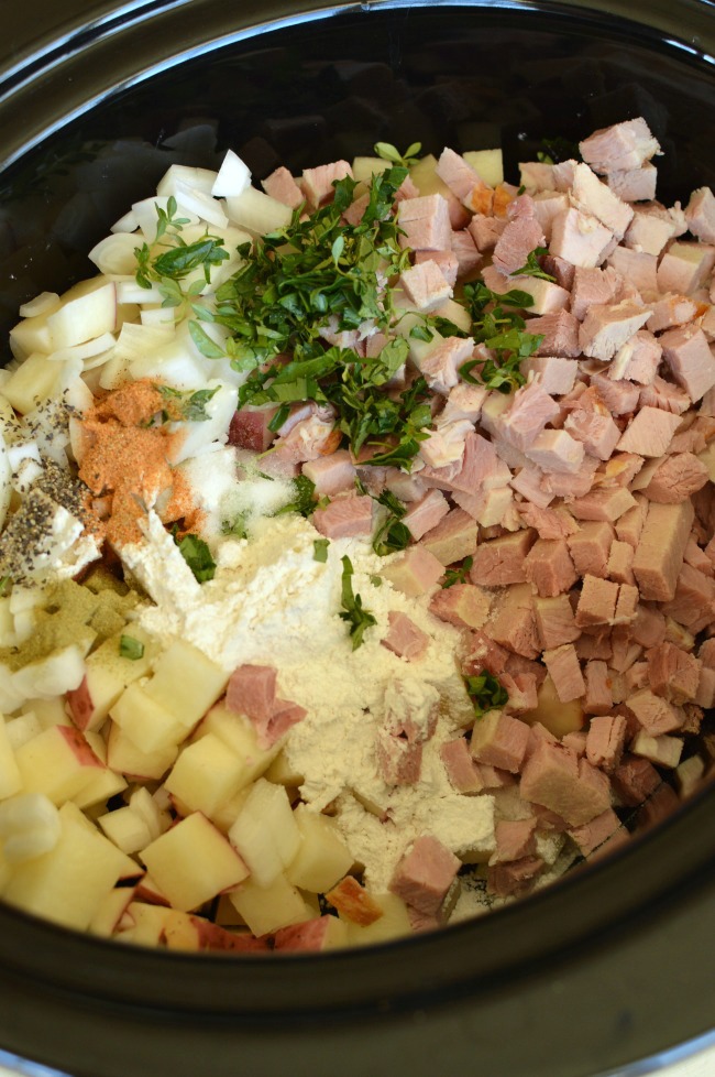 slow-cooker-creamed-peas-potatoes-and-ham-1