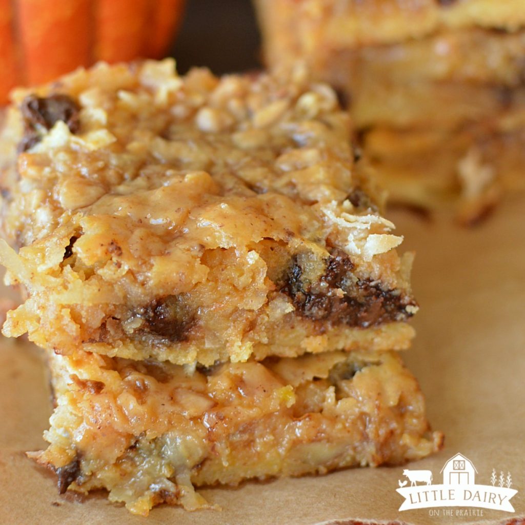 pumpkin magic bars 7