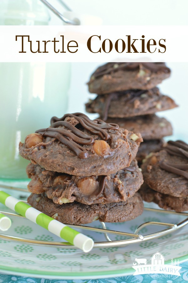 Gooey Turtle Cookies