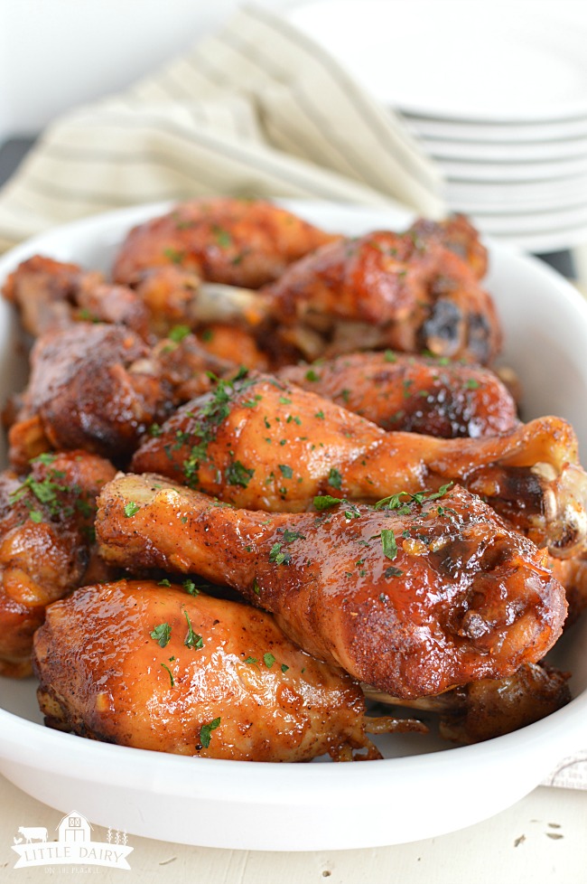 Spicy Orange Chicken Drumsticks - slow cooker