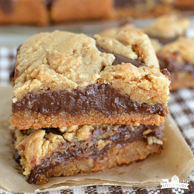 Easy Peanut Butter Fudge Bars Recipe Pitchfork Foodie Farms