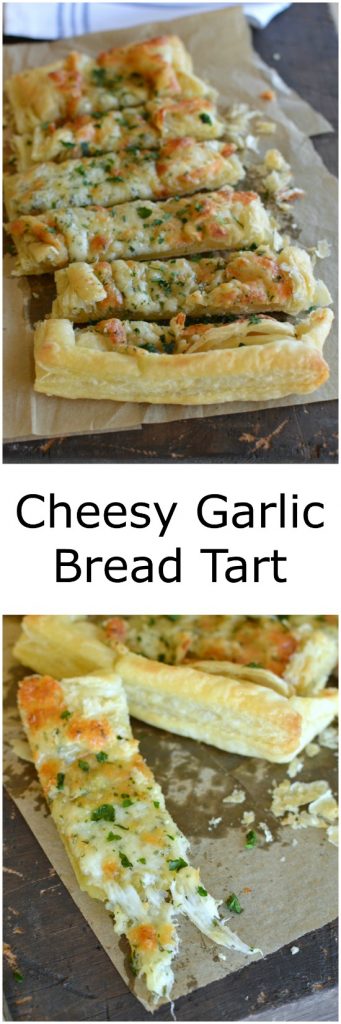 Puff Pastry Cheesy Garlic Bread 9