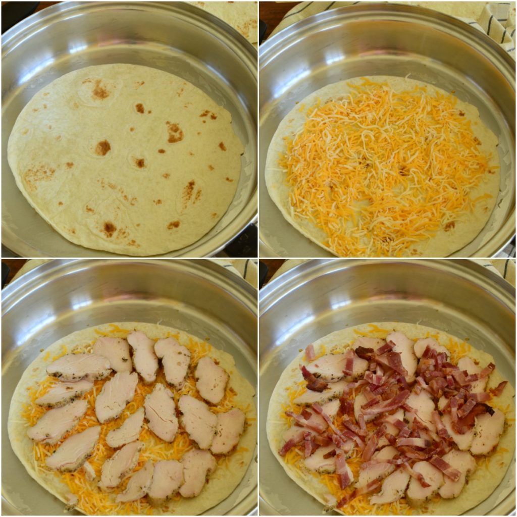 Allice Springs Chicken Quesadilla a quick lunch option