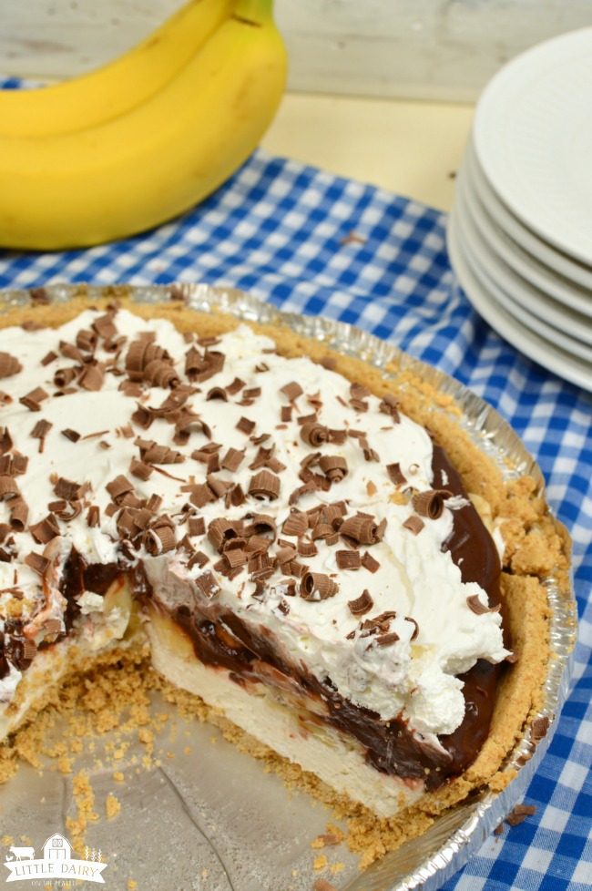 Chocolate Banana Cream Pie easy recipe