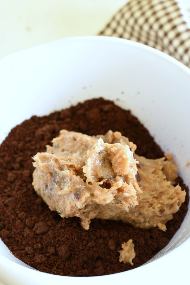 German Chocolate Bites - can of frosting