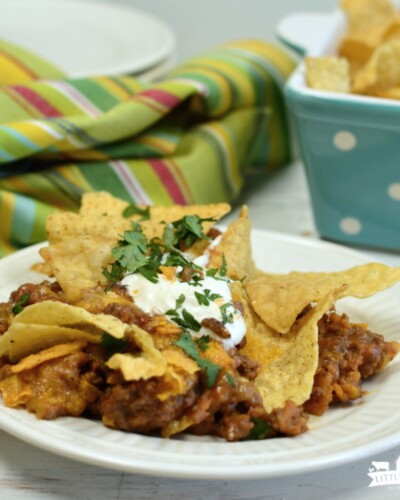 Cheesy Beef Mexican Casserole - an easy dinner