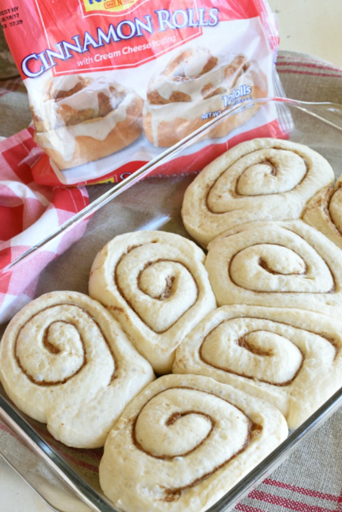 Cinnamon Roll Scones- semi homemade