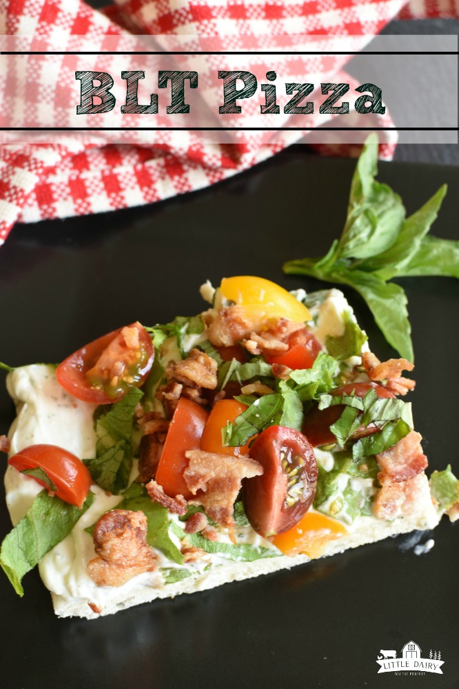 BLT Pizza - A fun twist on BLTs and pizza 2