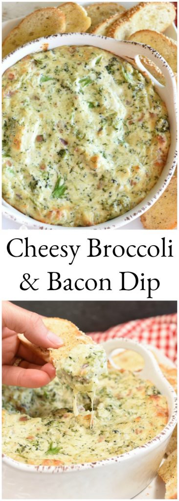 Cheesy Broccoli and Bacon Dip - Pitchfork Foodie Farms