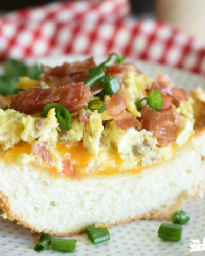 French Bread Breakfast Pizza -Featured image