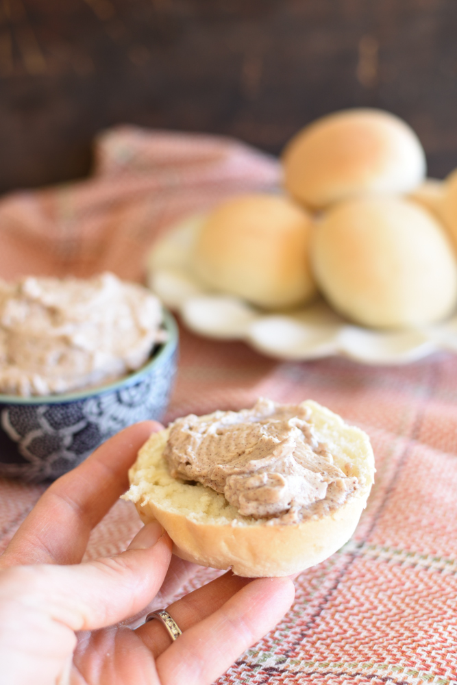 Whipped Cinnamon Butter- serve on rolls