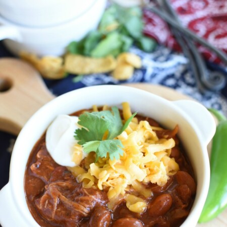 Cowboy Pulled Pork Chili - now this is the way to warm up