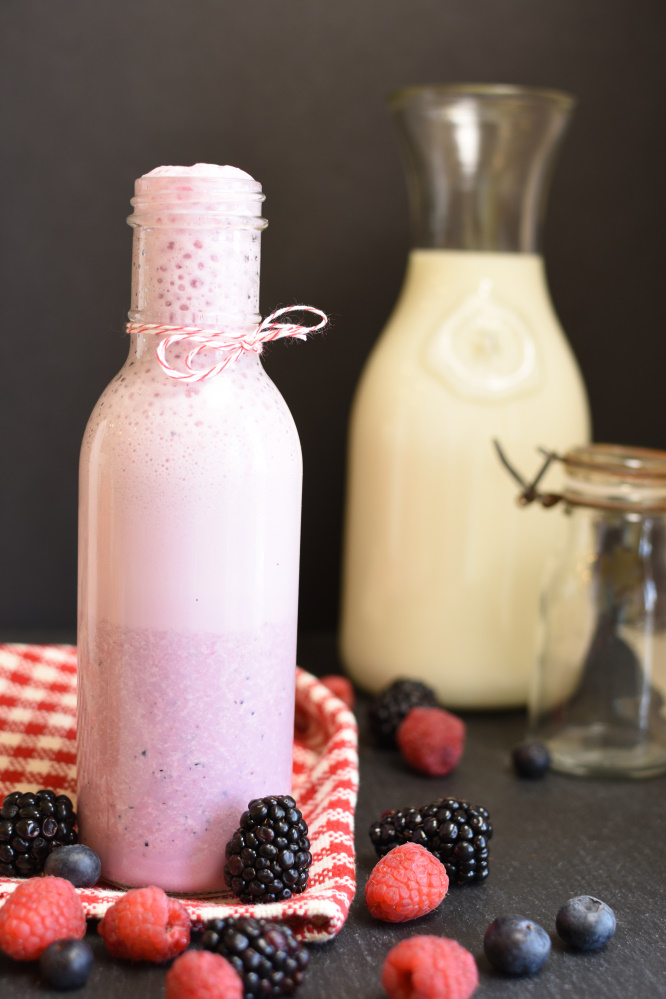 Flavored Milk - mixed berry milk