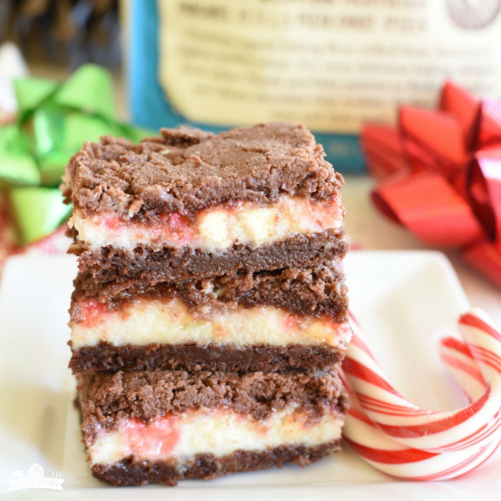 Peppermint Bark Chocolate Steusel Bars- featured image