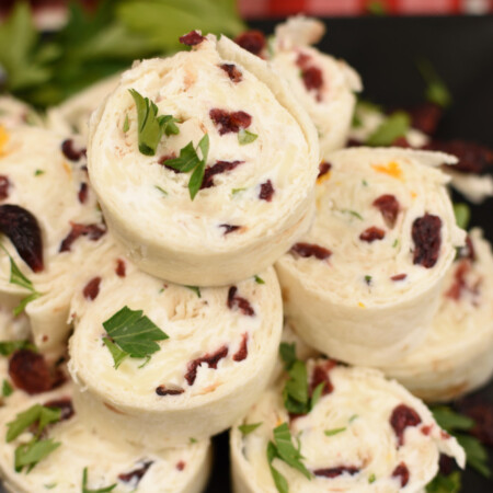 Turkey Cranberry Rollups - an awesome recipe for leftover turkey