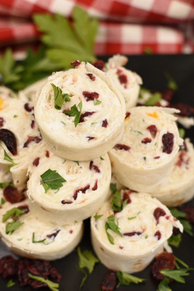 Turkey Cranberry Rollups - an awesome recipe for leftover turkey