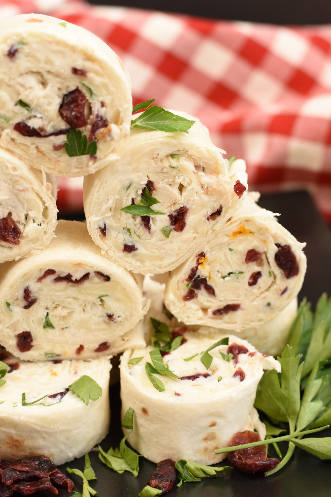 Turkey Cranberry Rollups - finger food