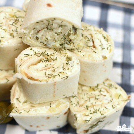 Dill Pickle Rollups - an easy appetizer